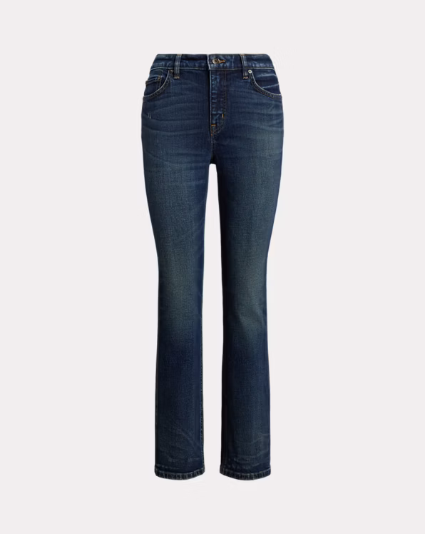 High-Rise Straight Ankle Jean