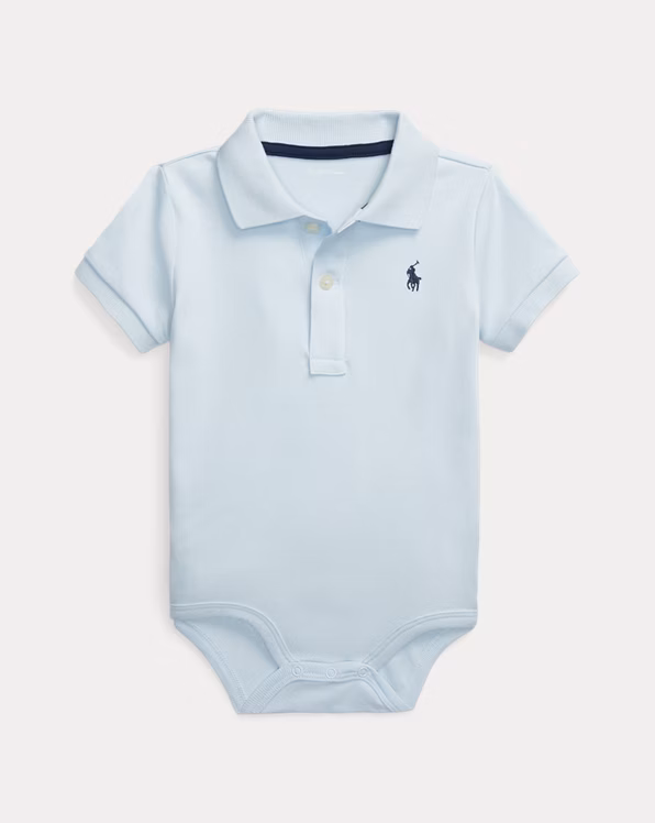 Soft Cotton Polo Bodysuit