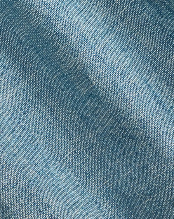 Indigo Cotton Chambray Shortall