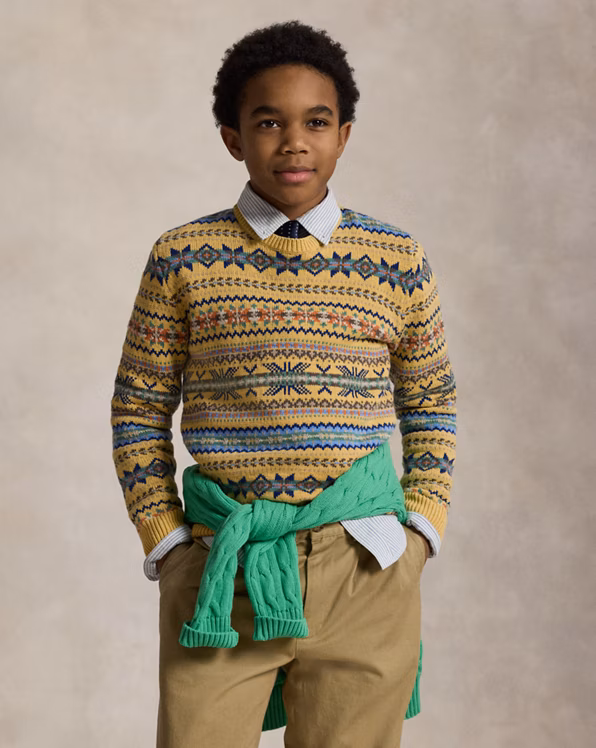Fair Isle Cotton Jumper