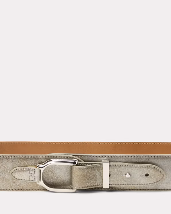 Welington Metallic Turnback Belt