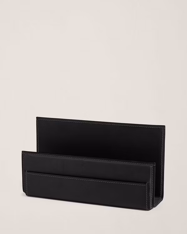 Brennan Leather Letter Rack