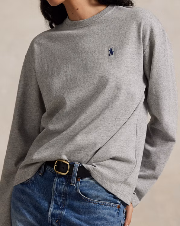 Cotton Jersey Long-Sleeve T-Shirt