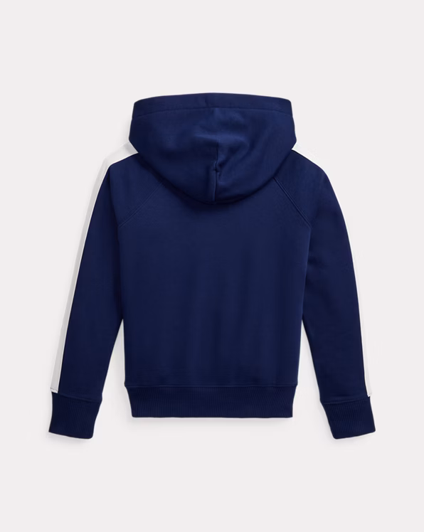 Striped Big Pony French Terry Hoodie