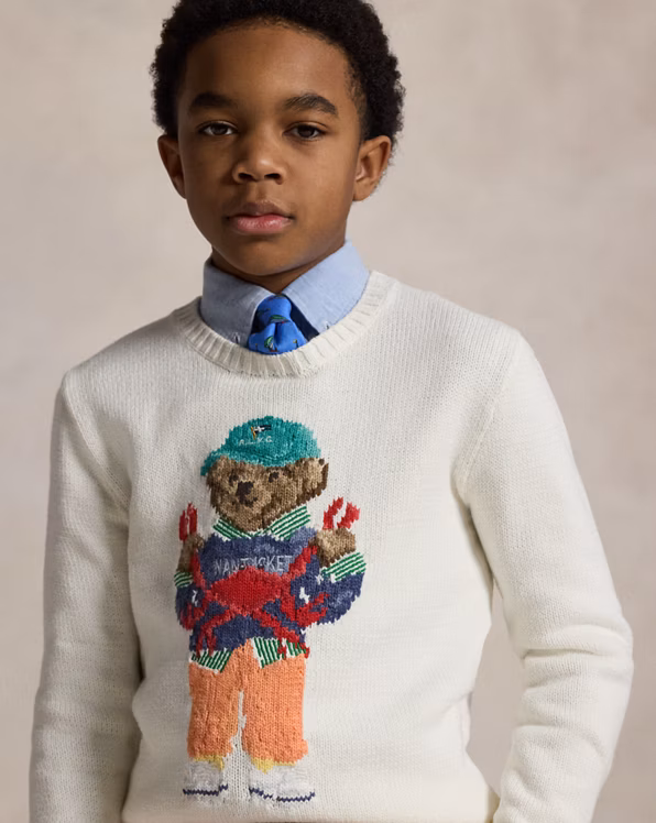 Polo Bear Cotton Jumper