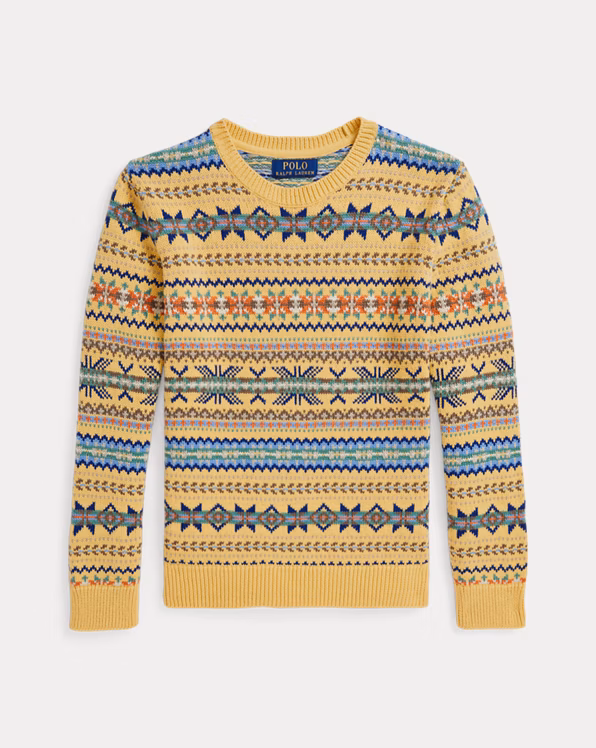 Fair Isle Cotton Jumper