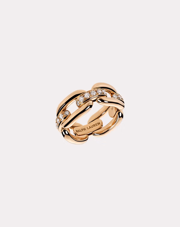 Pave Diamond Rose Gold Ring