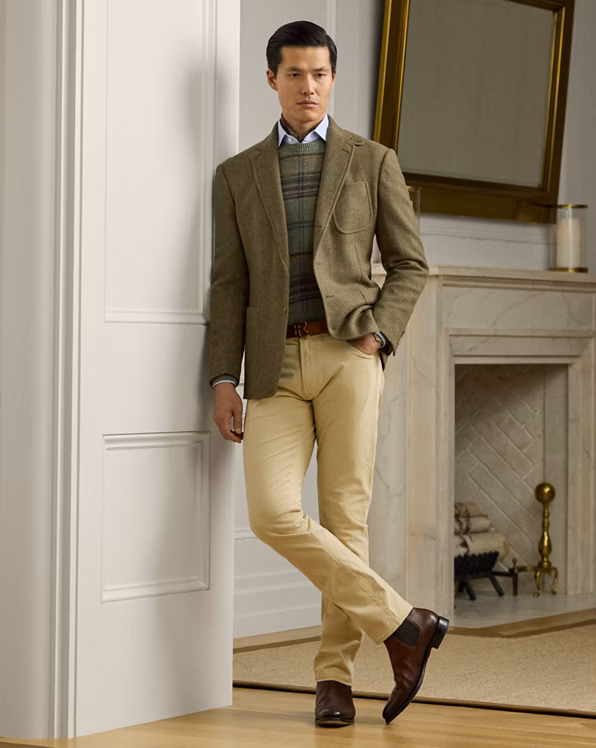 Kent Hand-Tailored Herringbone Jacket