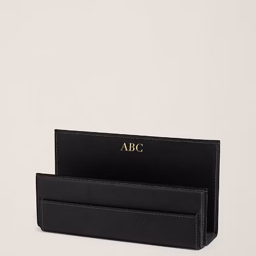 Brennan Leather Letter Rack