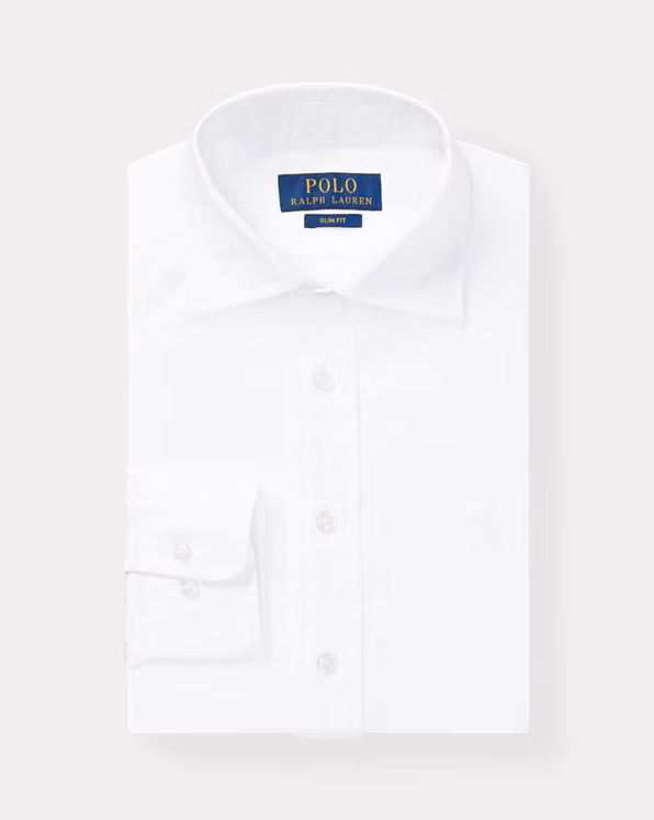 Slim Fit Cotton Broadcloth Dress Shirt