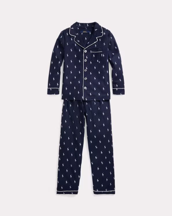 Polo Pony Flannel Twill Sleep Set