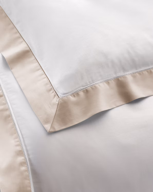 Cotton Sateen Border Duvet Cover
