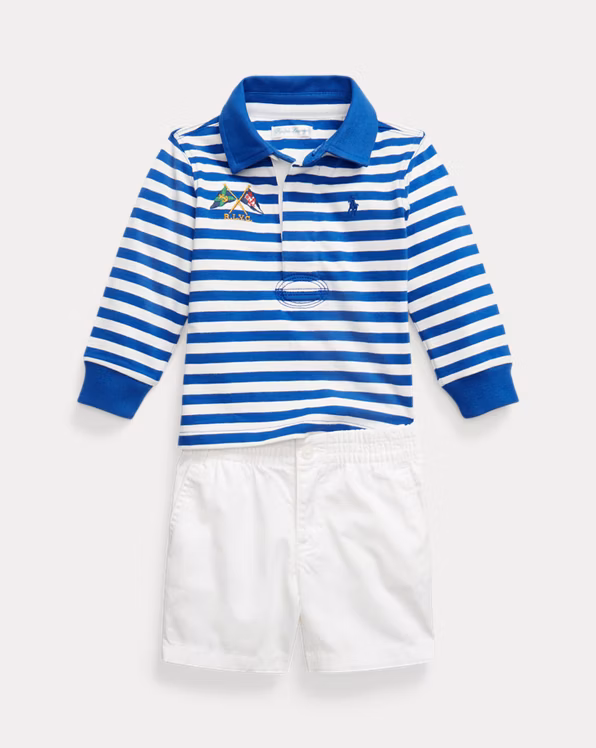 Rugby Shirt & Polo Prepster Short Set
