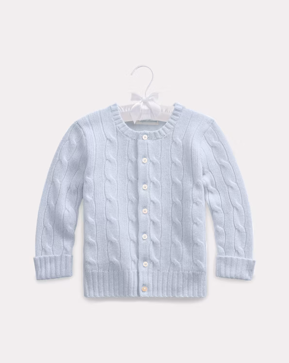 Cable-Knit Cashmere Cardigan