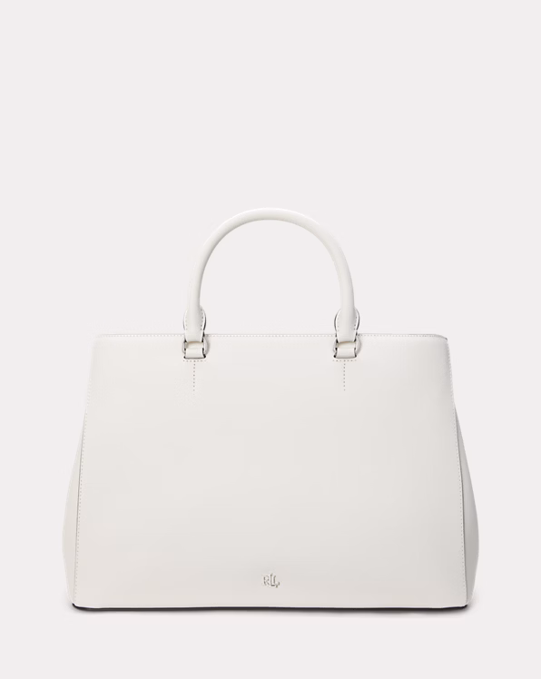 Crosshatch Leather Large Hanna Satchel