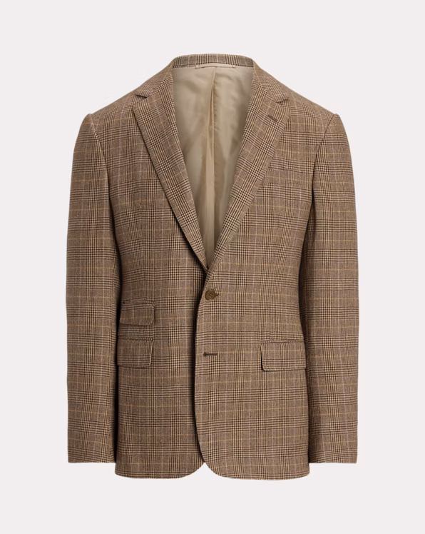 Kent Handmade Glen Plaid Suit Jacket
