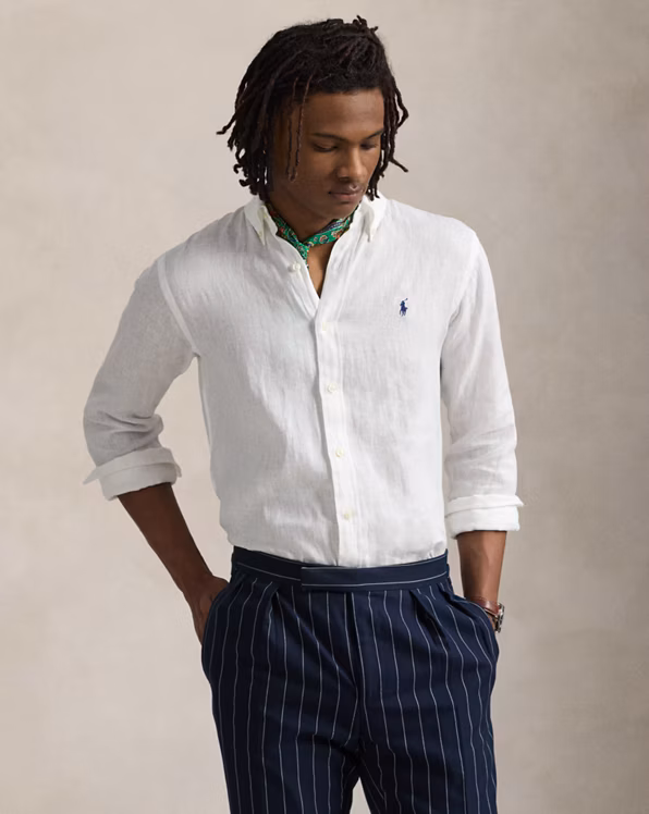 Custom Fit Linen Shirt