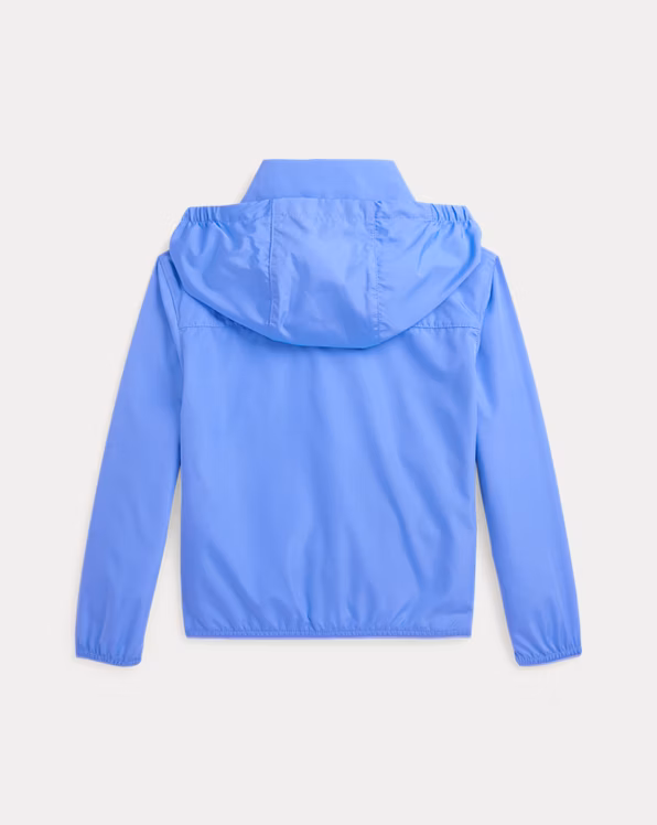 Packable Water-Repellent Hooded Jacket