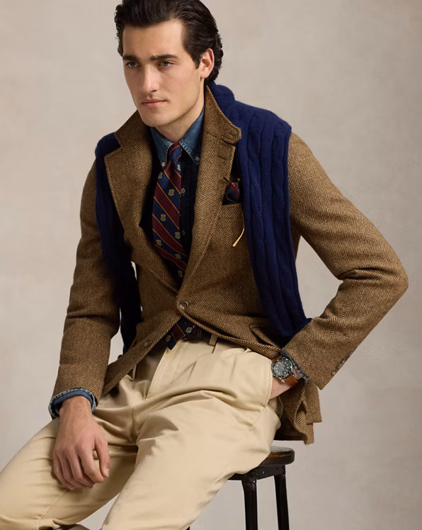 The RL67 Herringbone Jacket