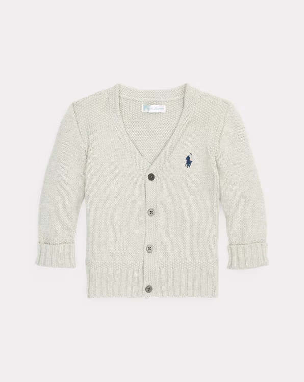 Cotton V-Neck Cardigan
