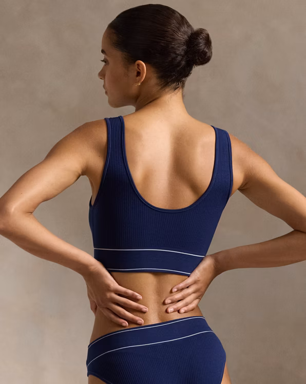 Seamless Cropped Scoopneck Tank