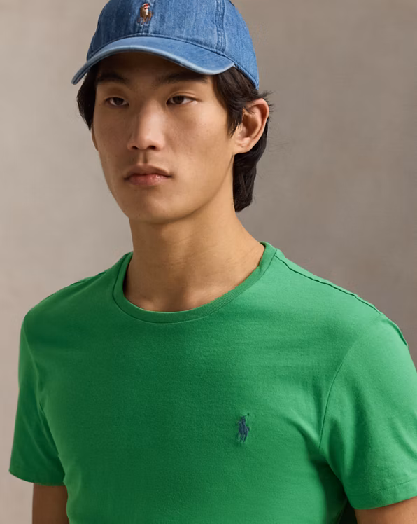 Custom Slim Fit Jersey Crewneck T-Shirt