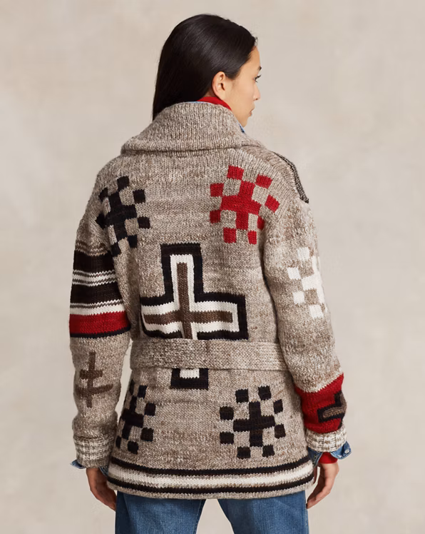 PRL x Naiomi Glasses Wrap Cardigan