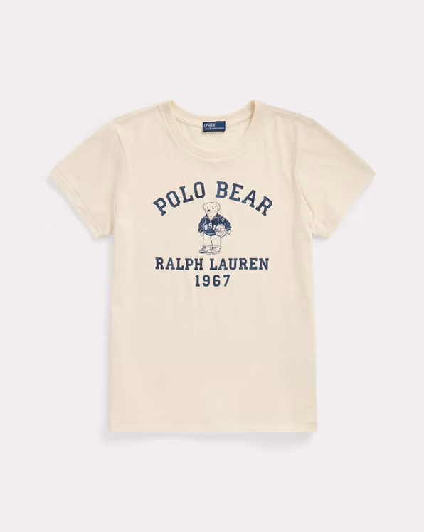 Polo Bear Cotton Jersey T-Shirt