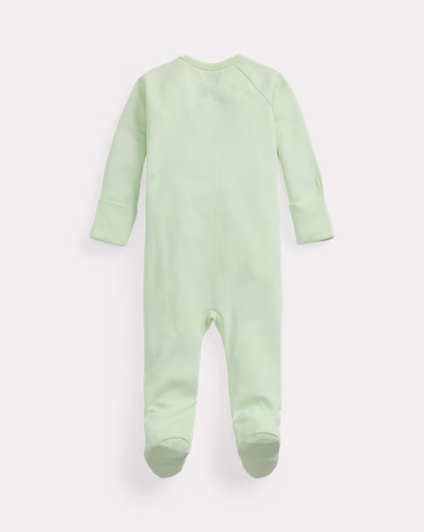 Cotton Interlock Footed Coverall