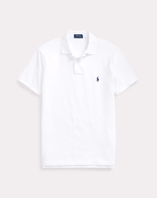 Slim Fit Mesh Polo Shirt