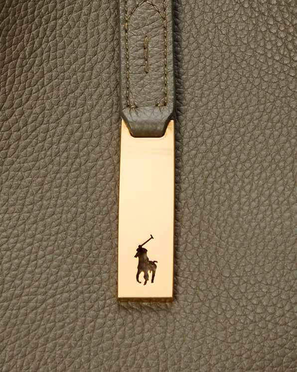 Polo ID Leather Large Shoulder Bag