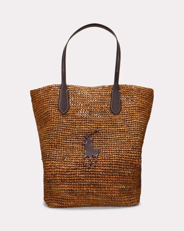 Big Pony Raffia Large Tote