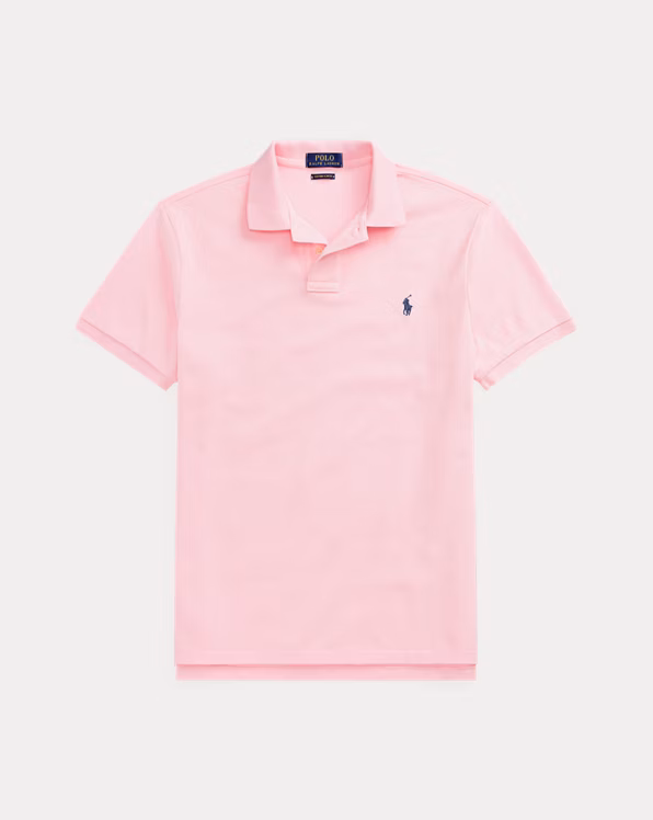 Slim Fit Mesh Polo Shirt