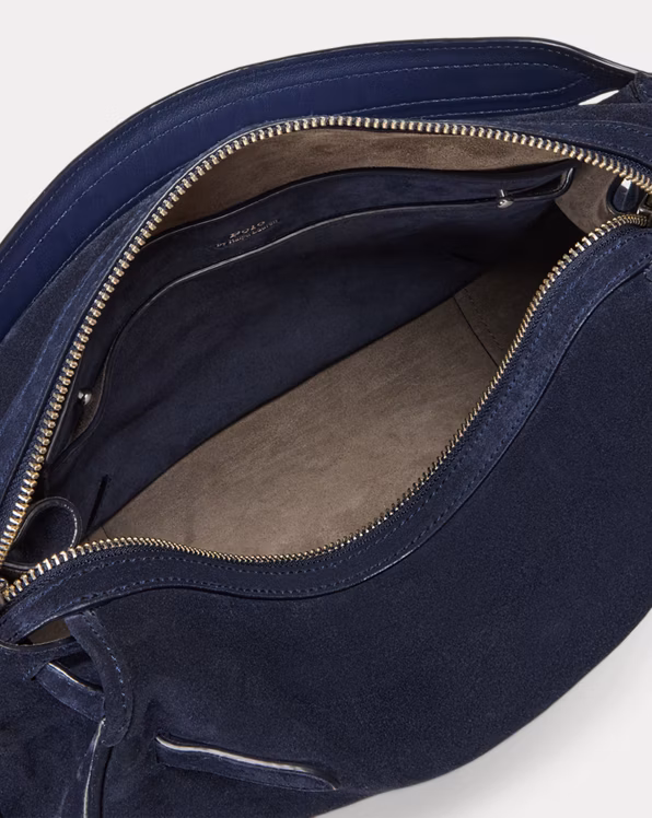 Polo ID Suede Satchel