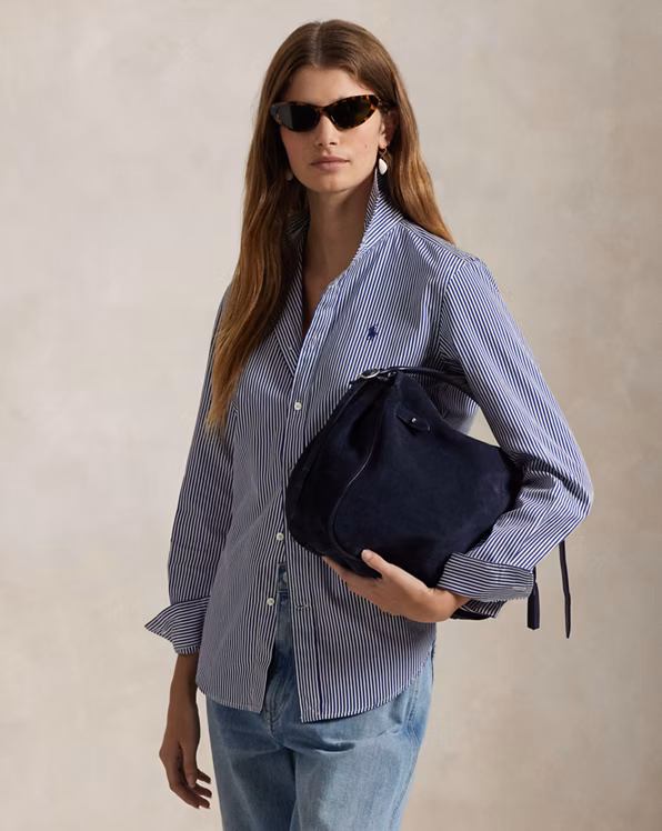 Polo ID Suede Satchel