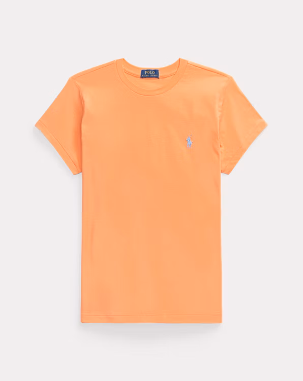 Cotton Jersey Crewneck T-Shirt