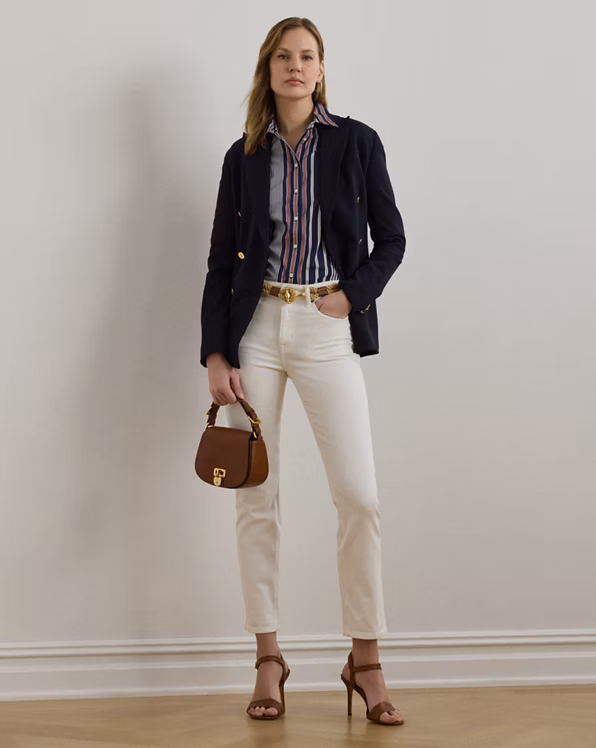 Classic Fit Striped Broadcloth Shirt