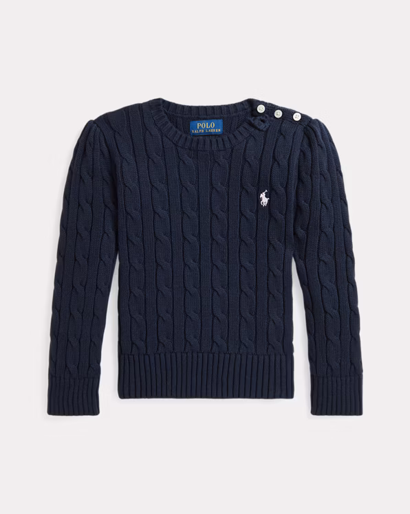 Cable-Knit Cotton Jumper