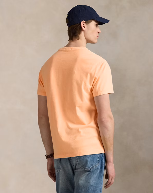 Custom Slim Mineral-Dyed Pocket T-Shirt