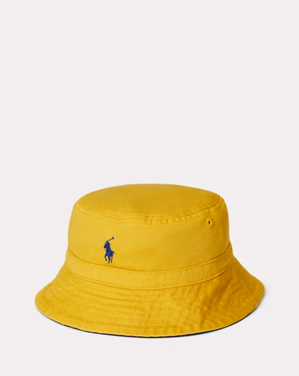 Polo Bear Reversible Twill Bucket Hat