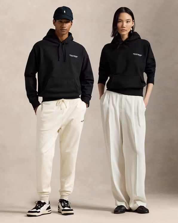 Relaxed Fit Polo Sport Fleece Hoodie