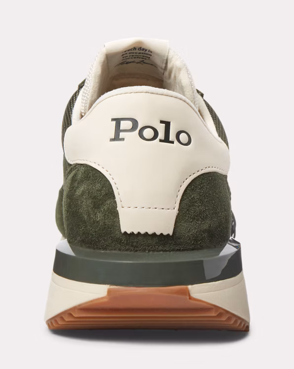 Train 89 Suede-Panelled Trainer