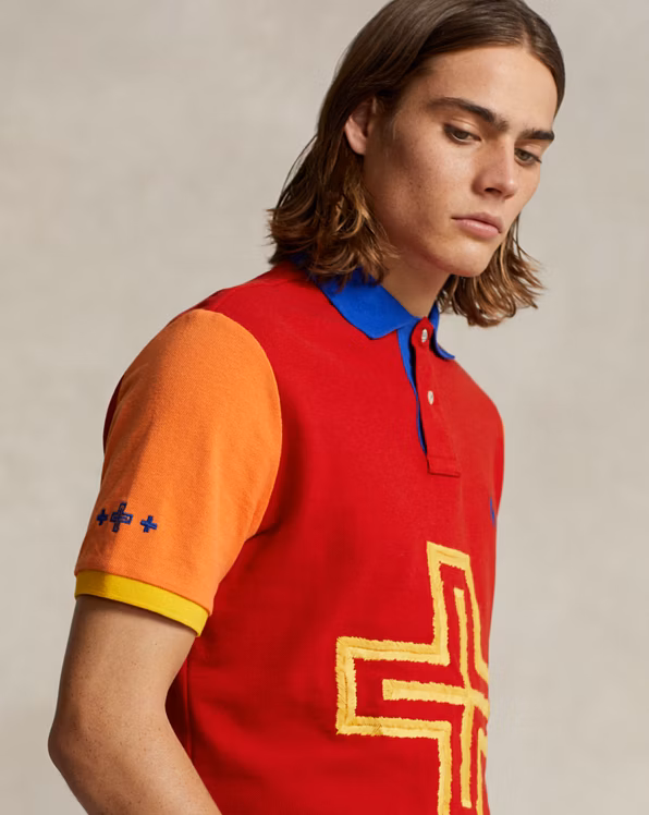 PRL x Naiomi Glasses Mesh Polo Shirt