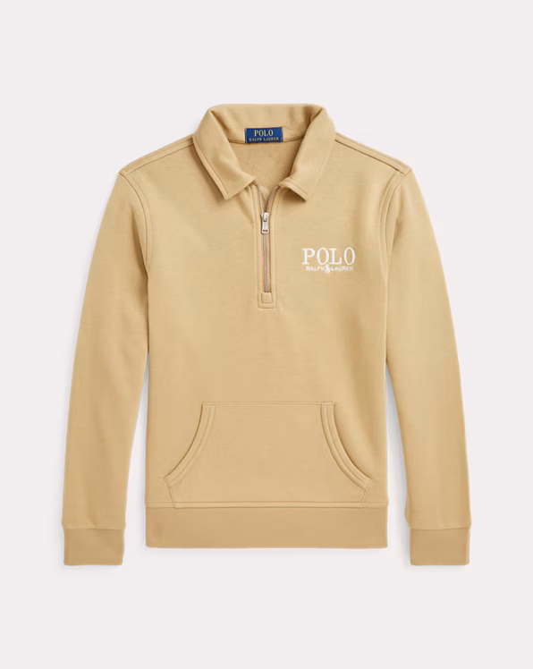 Logo French Terry Collared Sweatshirt