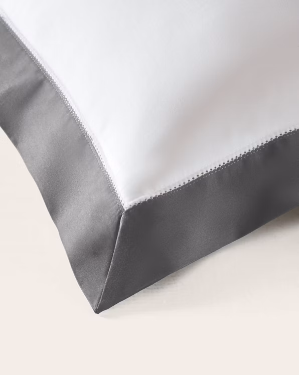 Cotton Sateen Border Sham