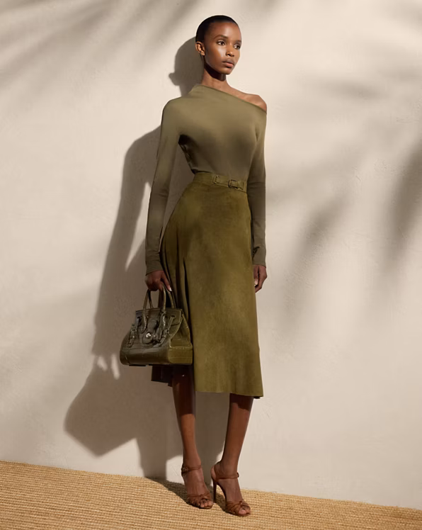 Jersey Asymmetrical Long-Sleeve Top