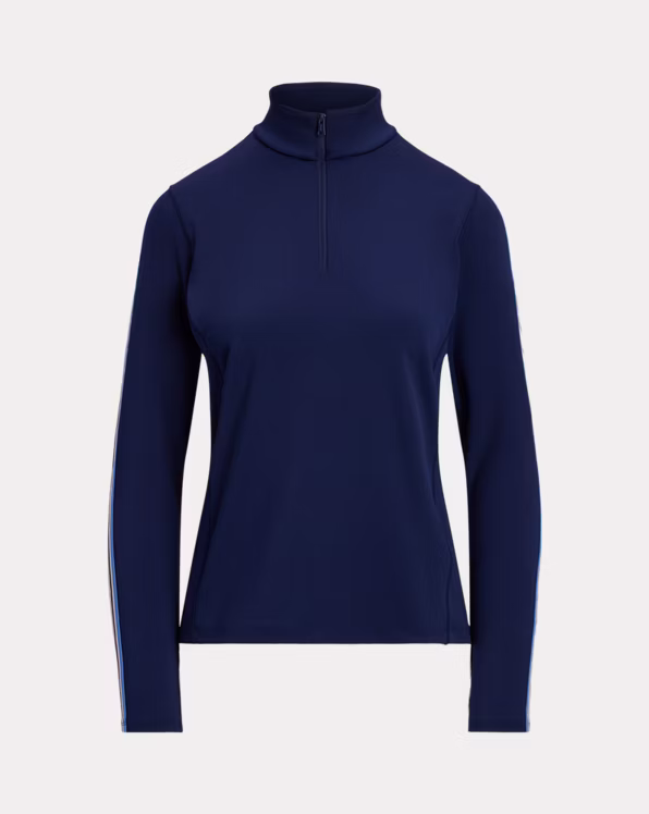 Tailored Fit Interlock Quarter-Zip