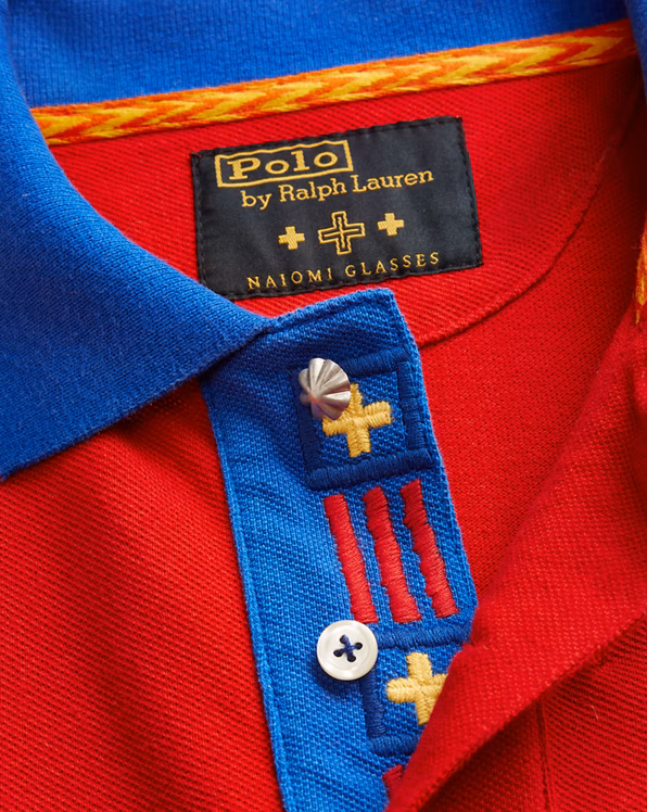 PRL x Naiomi Glasses Mesh Polo Shirt