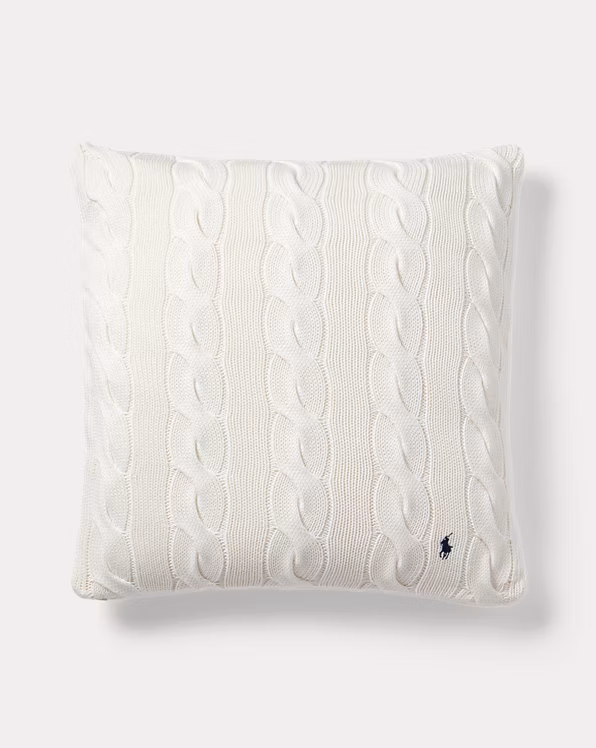 Hanley Cable-Knit Throw Pillow