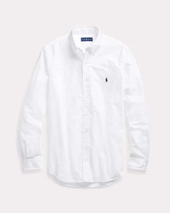Slim Fit Garment-Dyed Oxford Shirt